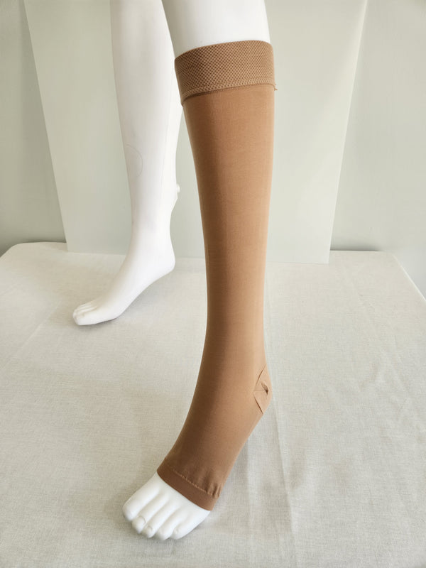 Compression Stockings Thigh High for Women Men 20-30 mmhg Graduated  Compression Socks Open Toe Compression