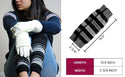 Girl's Stripe Lambswool Knee Hi Leg Warmers