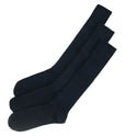 Classic Fine Ribbed Premium Over the Calf Combed Cotton Socks 3 Pair