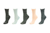 ASSORTED 5 (Black/Charcoal/Lt.Blue/Navy/Salmon)