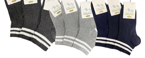 Wide Calf Crew Socks for Women Classic Colors and Luxurious