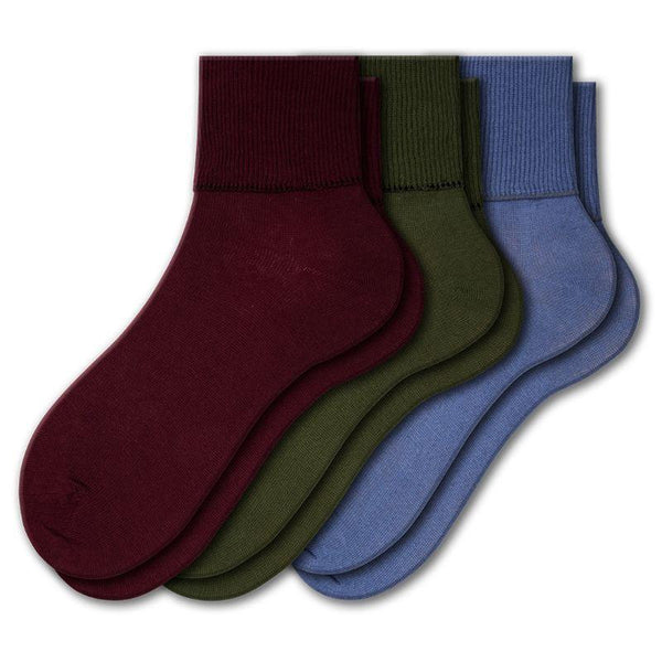 6 Pack Navy Blue Thin Cotton Socks Lightweight High Ankle For Women Men